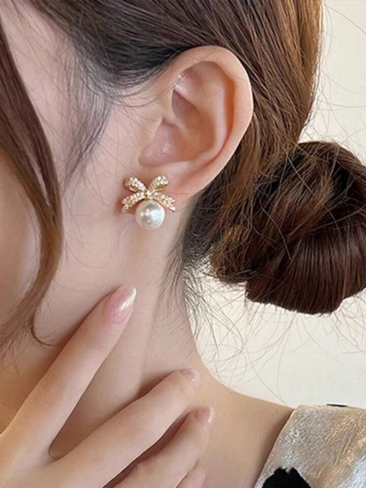 Elegant Bow Earrings