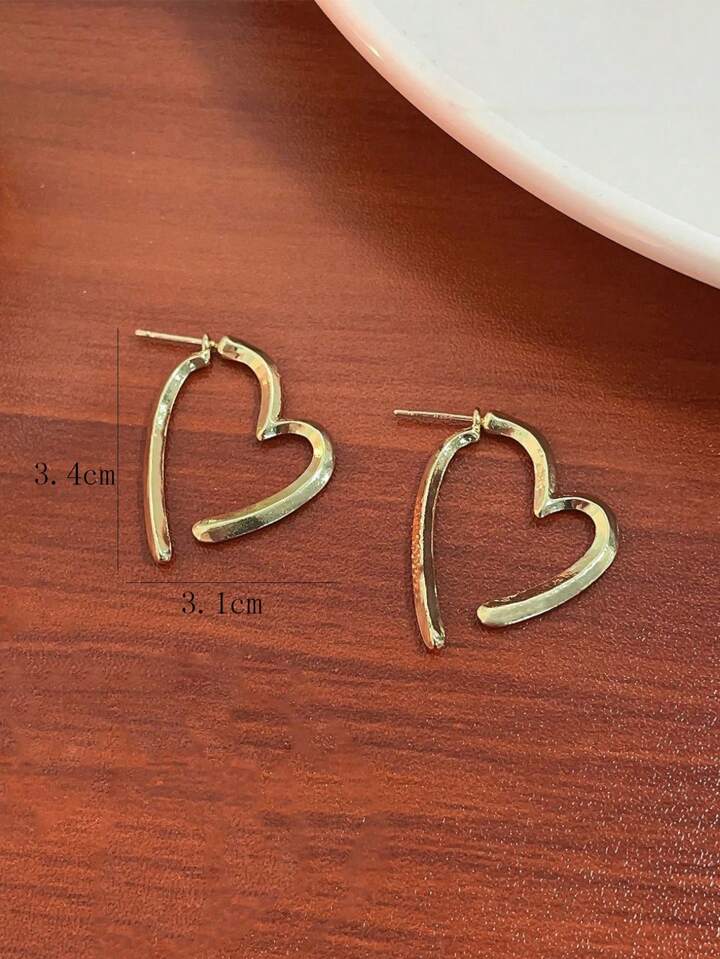 Heart Hoop Earrings