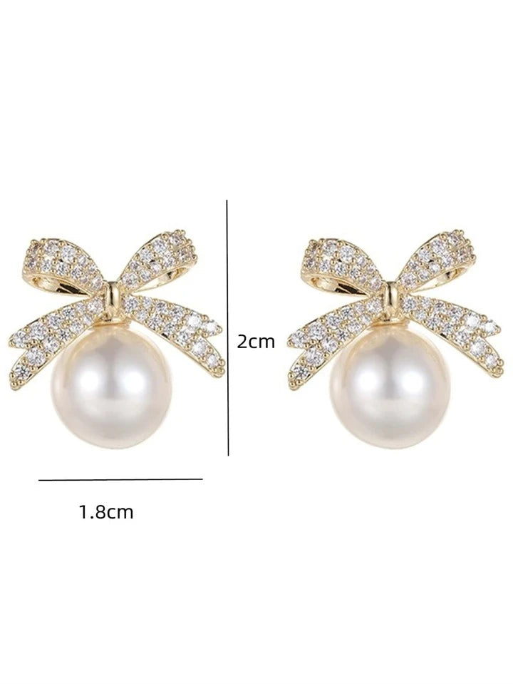 Elegant Bow Earrings