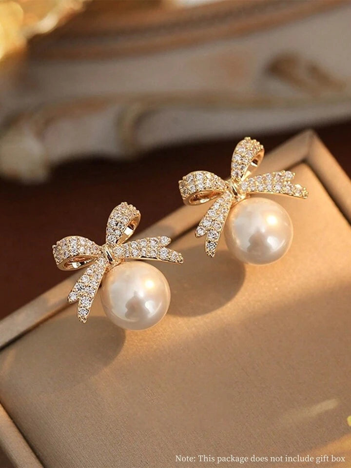 Elegant Bow Earrings