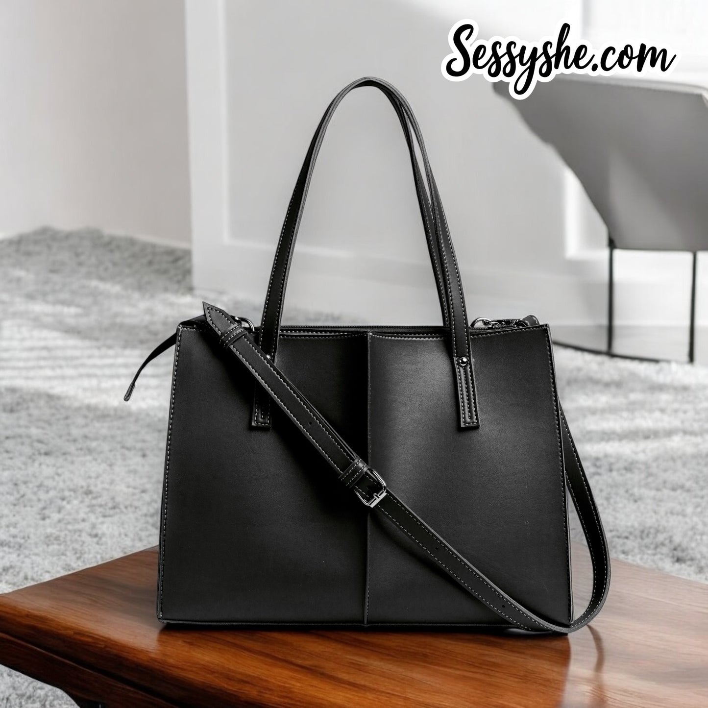 Boss Lady Tote - Black